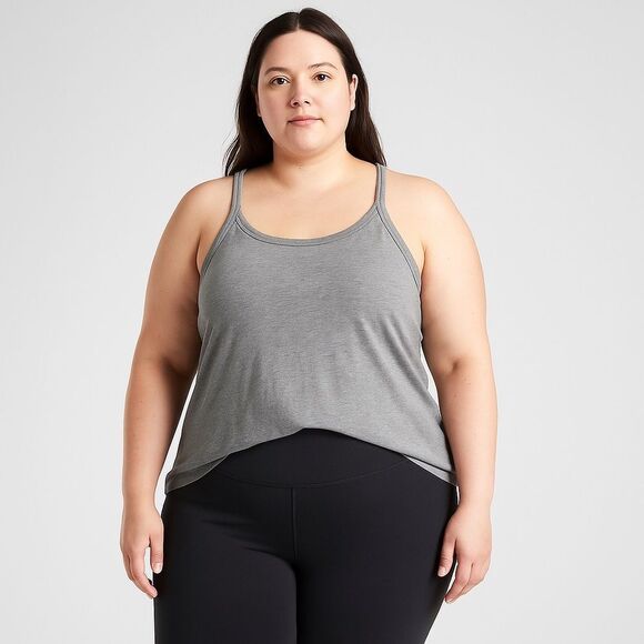 Eddie Bauer Heather Gray Tank Top - Picture 1 of 5